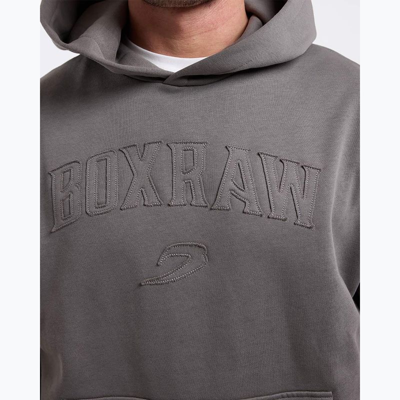 Кофта чоловіча BOXRAW East Street Hoodie distressed grey 6