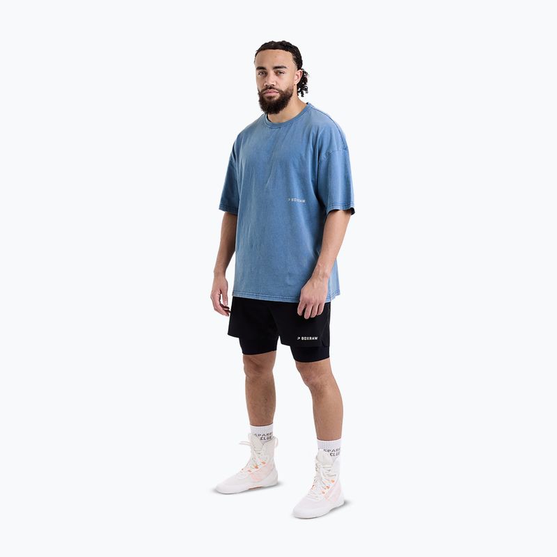 Футболка чоловіча BOXRAW Sparring Club Oversized washed baby blue 2