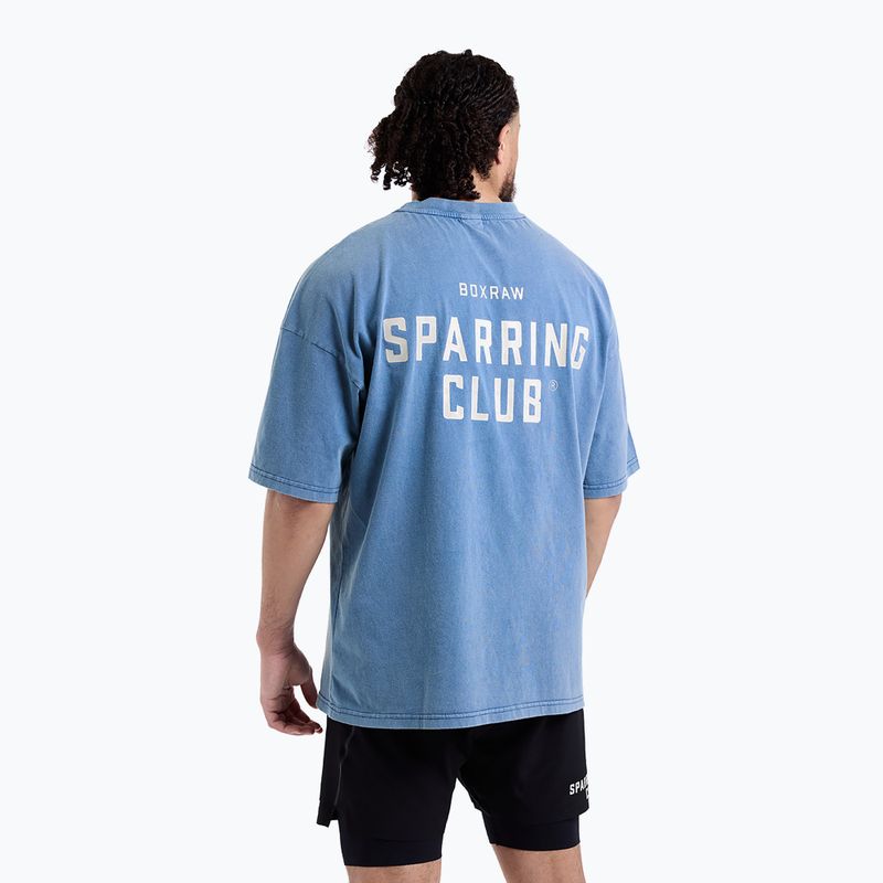 Футболка чоловіча BOXRAW Sparring Club Oversized washed baby blue 3