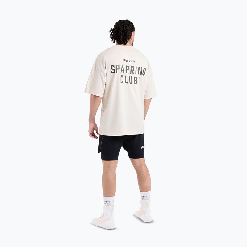 Футболка чоловіча BOXRAW Sparring Club Oversized washed beige 3