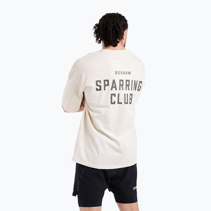 Футболка чоловіча BOXRAW Sparring Club Oversized washed beige 7