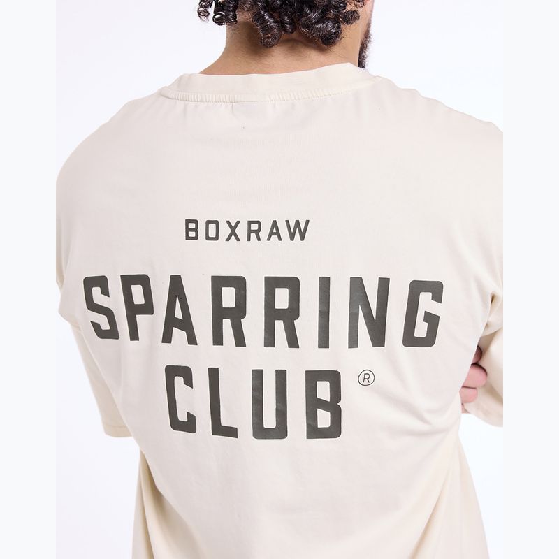 Футболка чоловіча BOXRAW Sparring Club Oversized washed beige 9