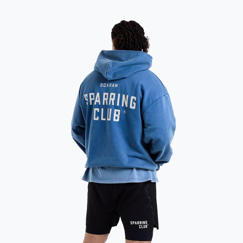 Кофта чоловіча BOXRAW Sparring Club Oversized Hoodie washed baby blue 3