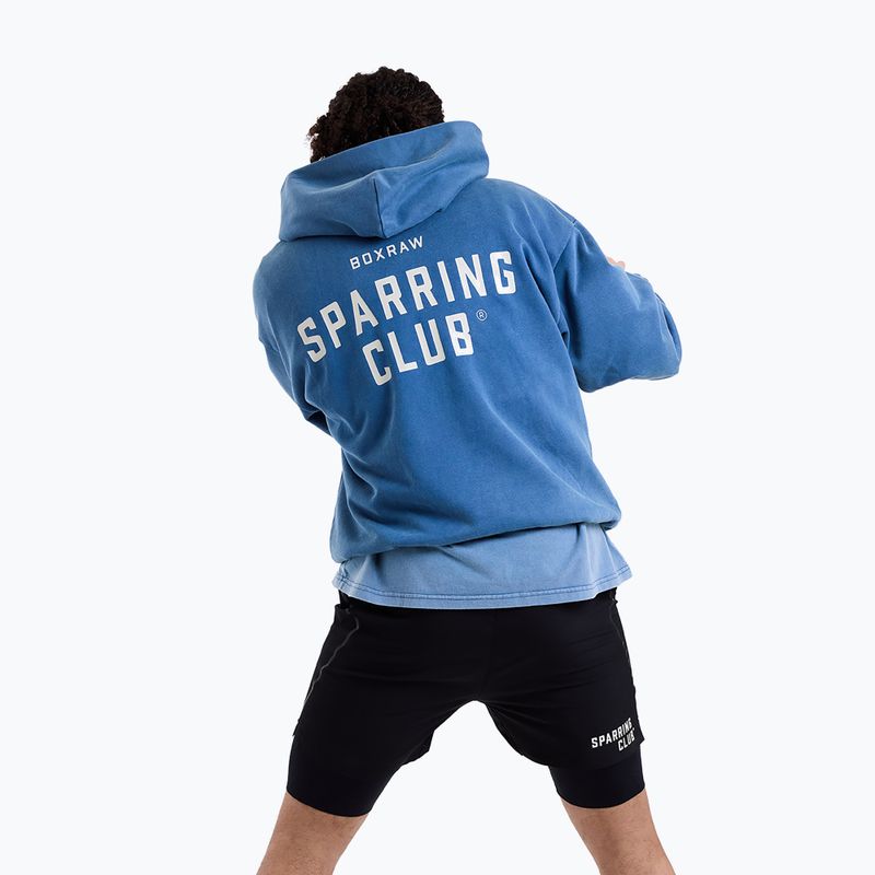 Кофта чоловіча BOXRAW Sparring Club Oversized Hoodie washed baby blue 5
