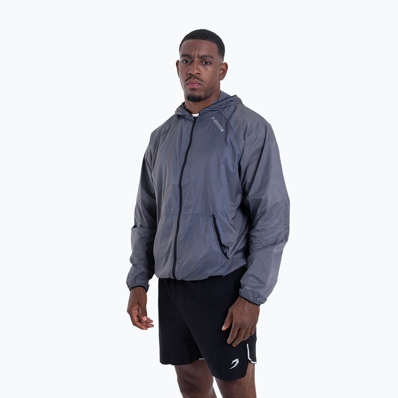 Куртка чоловіча BOXRAW Genaro Zip Up Windbreaker charcoal 4
