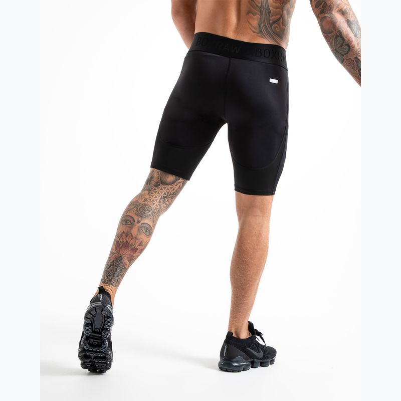 Шорти для тренувань чоловічі BOXRAW Saddler Compression black 3