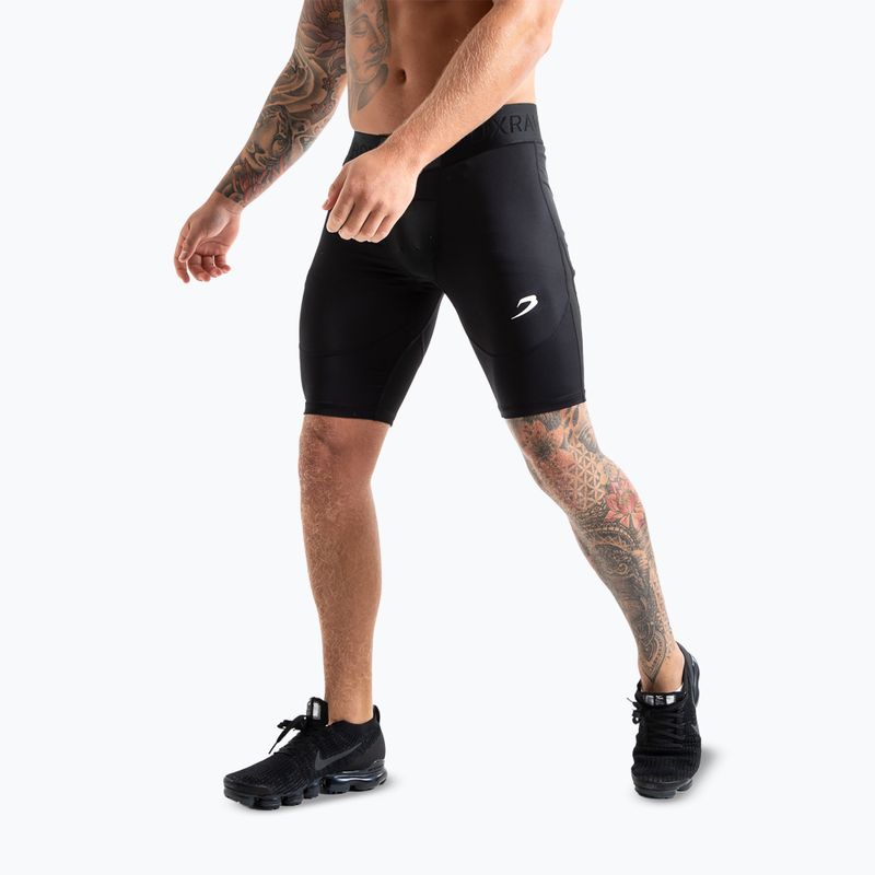 Шорти для тренувань чоловічі BOXRAW Saddler Compression black 5