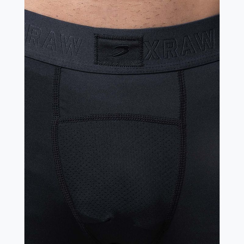 Легінси для тренувань чоловічі BOXRAW Saddler Compression black 7