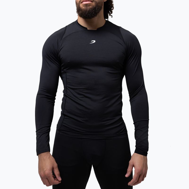 Лонгслів чоловічий BOXRAW Saddler Compression black
