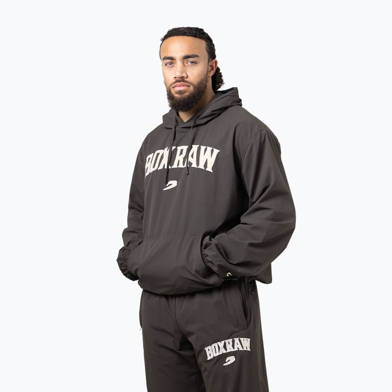 Кофта чоловіча BOXRAW East Street Shell Hoodie charcoal 4