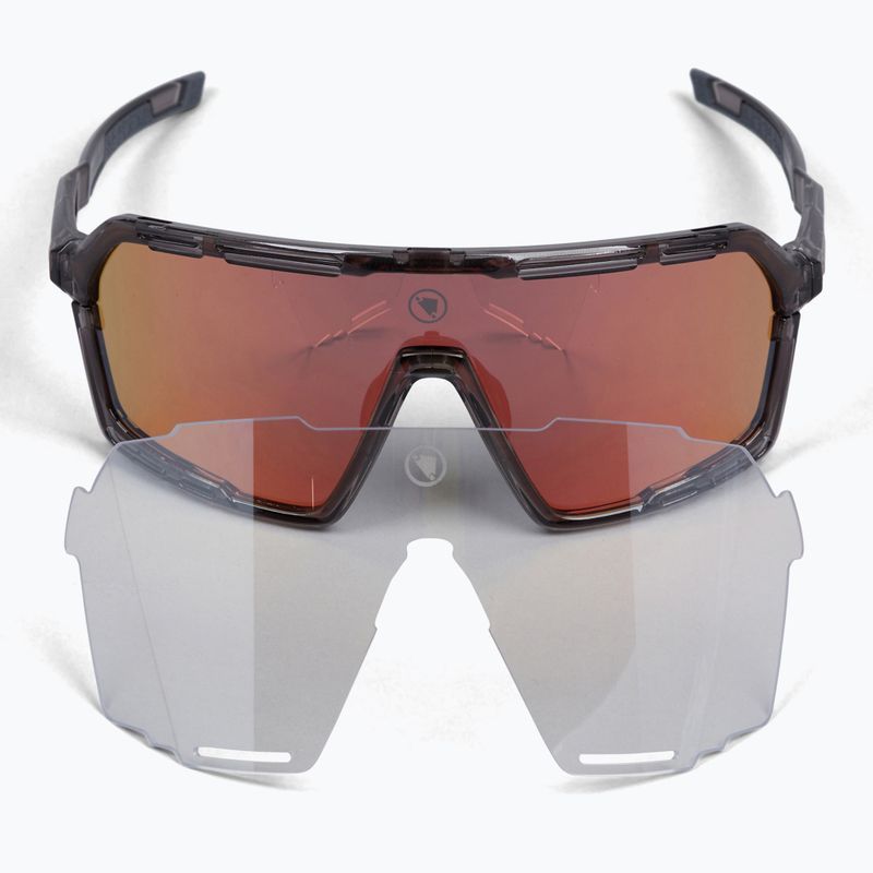 Окуляри сонцезахисні Endura Pro SL grey/black/red revo smoke/clear silver flash mirror/amber 5