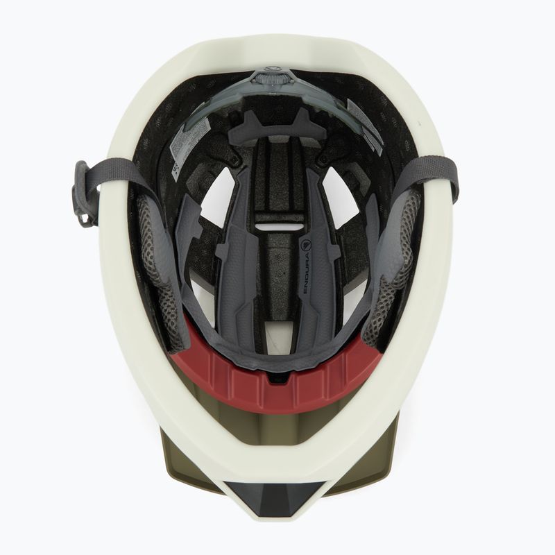 Шолом велосипедний Endura Singletrack Full Face tweed green 5
