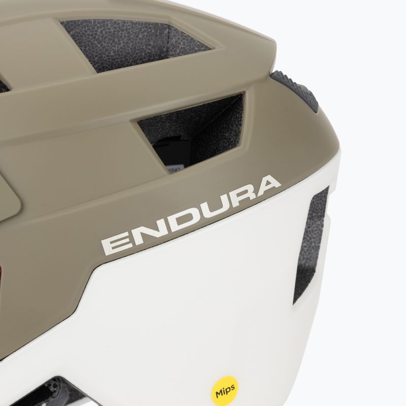 Шолом велосипедний Endura Singletrack Full Face MIPS tweed green 7