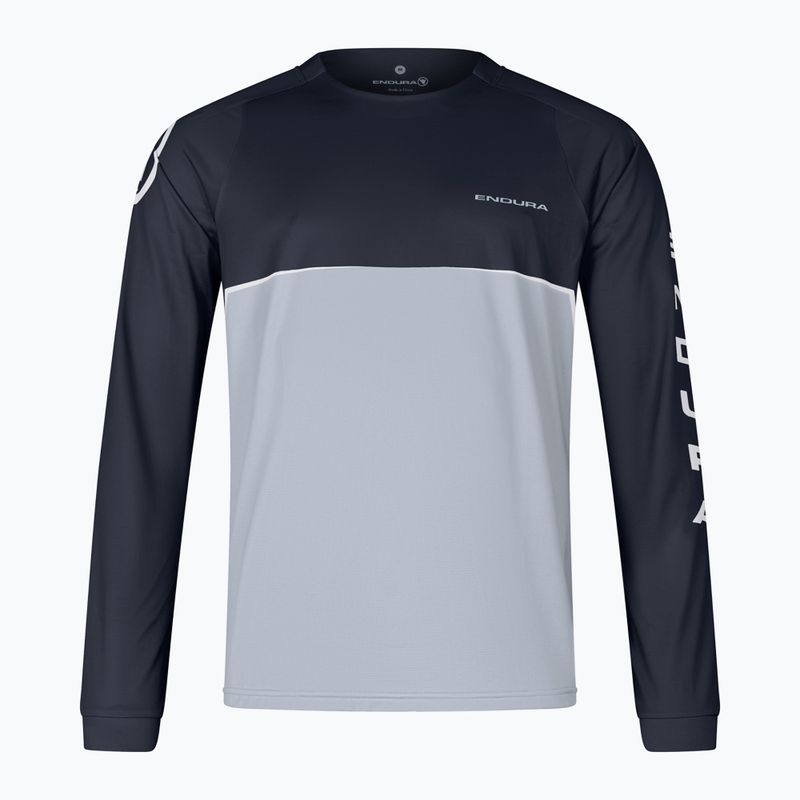 Лонгслів велосипедний чоловічий Endura Core Printed black