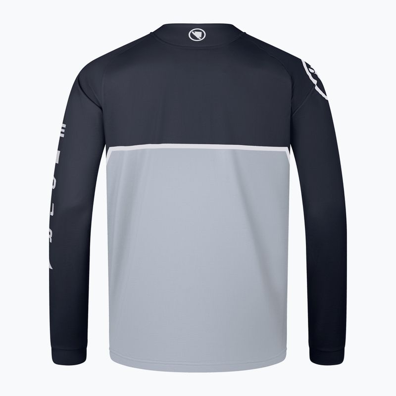 Лонгслів велосипедний чоловічий Endura Core Printed black 2