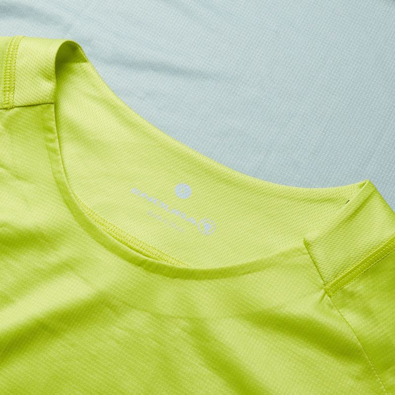 Лонгслів велосипедний чоловічий Endura Core Printed lime green 3