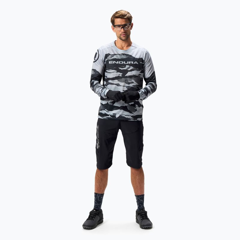 Лонгслів велосипедний чоловічий Endura Mountain Camo Ltd black 2