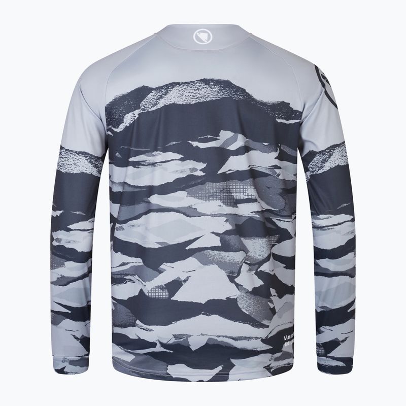Лонгслів велосипедний чоловічий Endura Mountain Camo Ltd black 5