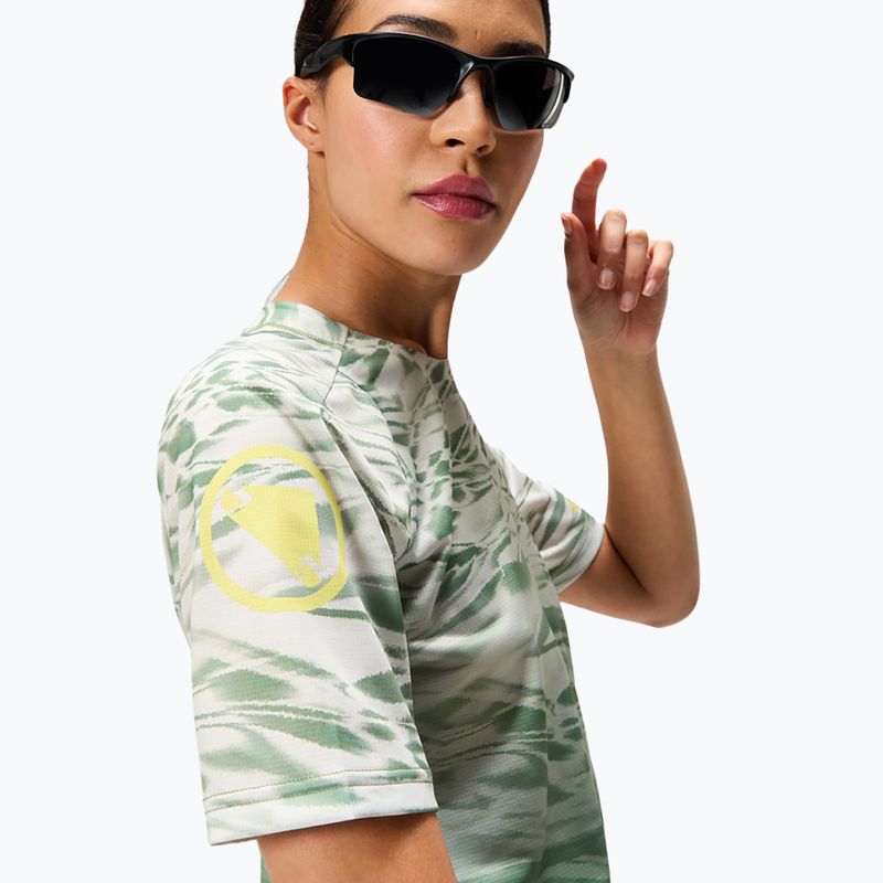 Футболка велосипедна жіноча Endura Marble Ltd W machair green 5