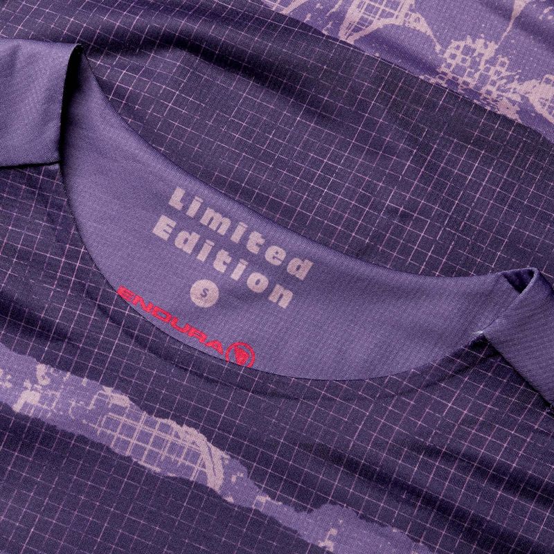 Футболка велосипедна жіноча Endura Patchwork Ltd W bramble 6