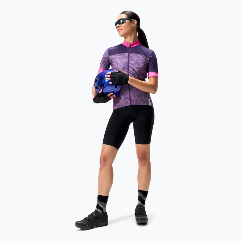 Футболка велосипедна жіноча Endura Floral FS260 W bramble 2