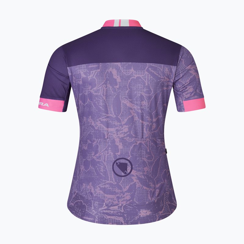 Футболка велосипедна жіноча Endura Floral FS260 W bramble 5