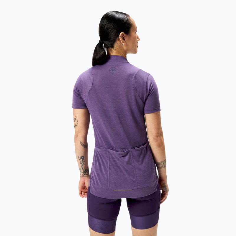 Футболка велосипедна жіноча Endura Loop Zipped heather 3