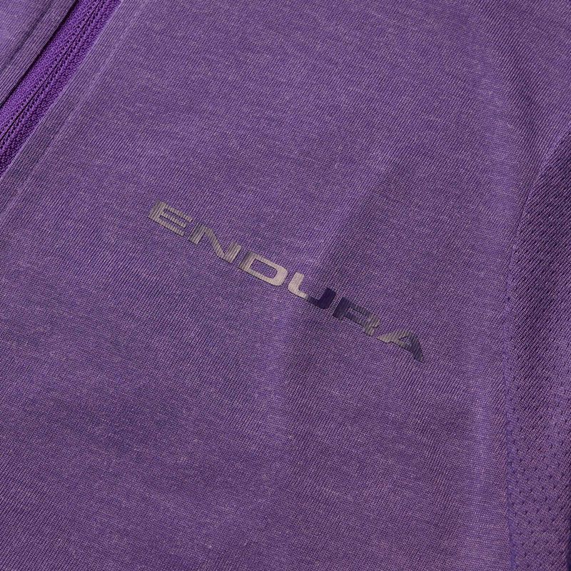 Футболка велосипедна жіноча Endura Loop Zipped heather 6