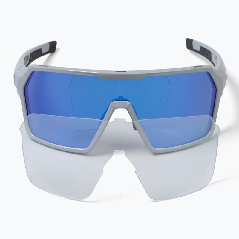 Окуляри сонцезахисні Endura Singletrack dreich grey/blue revo smoke/clear silver flash mirror 6