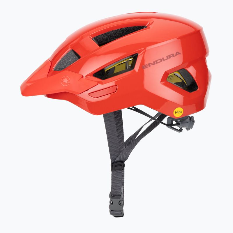 Шолом велосипедний Endura Hummvee MIPS flame red 3