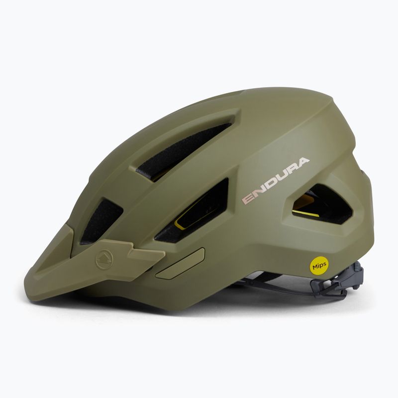 Шолом велосипедний Endura Hummvee MIPS tweed green 2