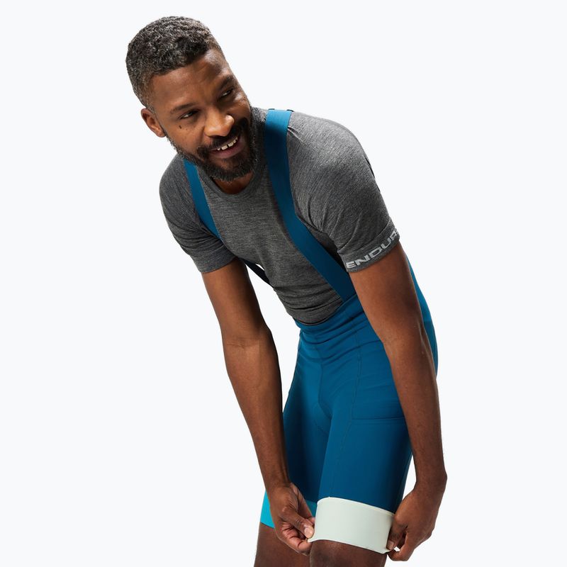 Шорти велосипедні чоловічі Endura Loop Bibshort barra blue 3