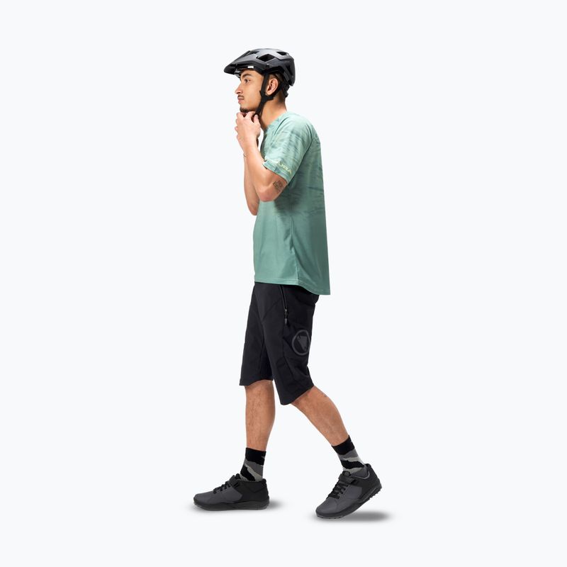 Футболка велосипедна чоловіча Endura Marble Ltd Printed loch green 2