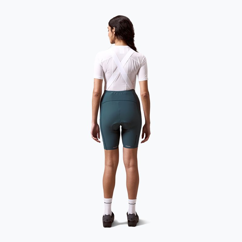 Шорти велосипедні жіночі Endura Loop Bibshort teal 4