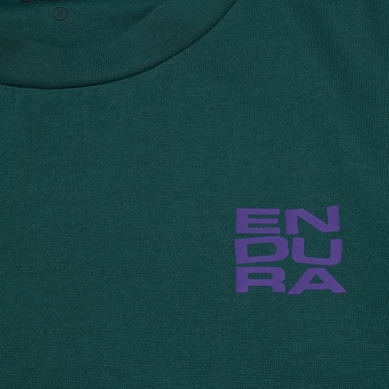 Футболка Endura Stacked Logo Graphic кольору бірюзового 2