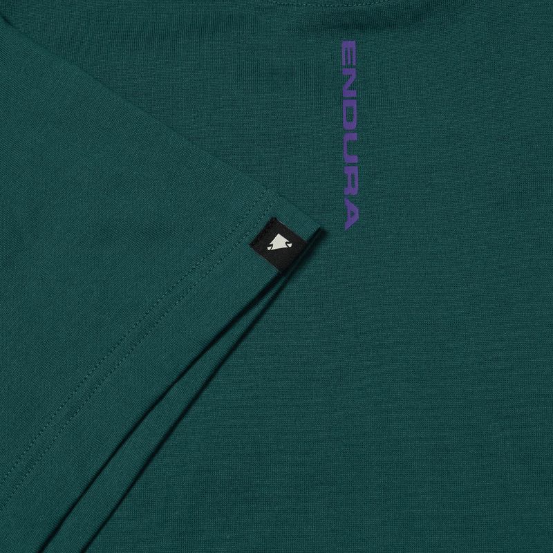 Футболка Endura Stacked Logo Graphic кольору бірюзового 3