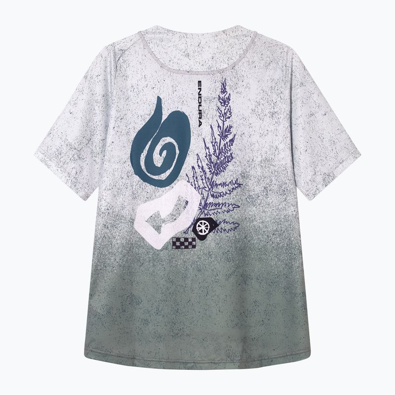 Футболка велосипедна жіноча Endura Singletrack Print W aero blue 8