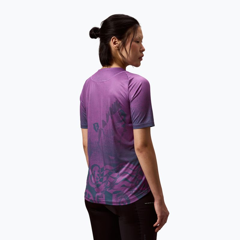 Футболка велосипедна жіноча Endura Singletrack Print W end purple 4