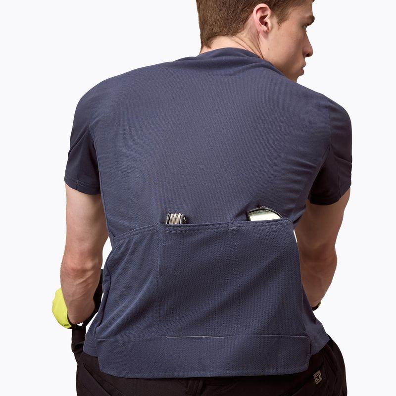 Футболка велосипедна чоловіча Endura Loop Zipped carbon grey 6