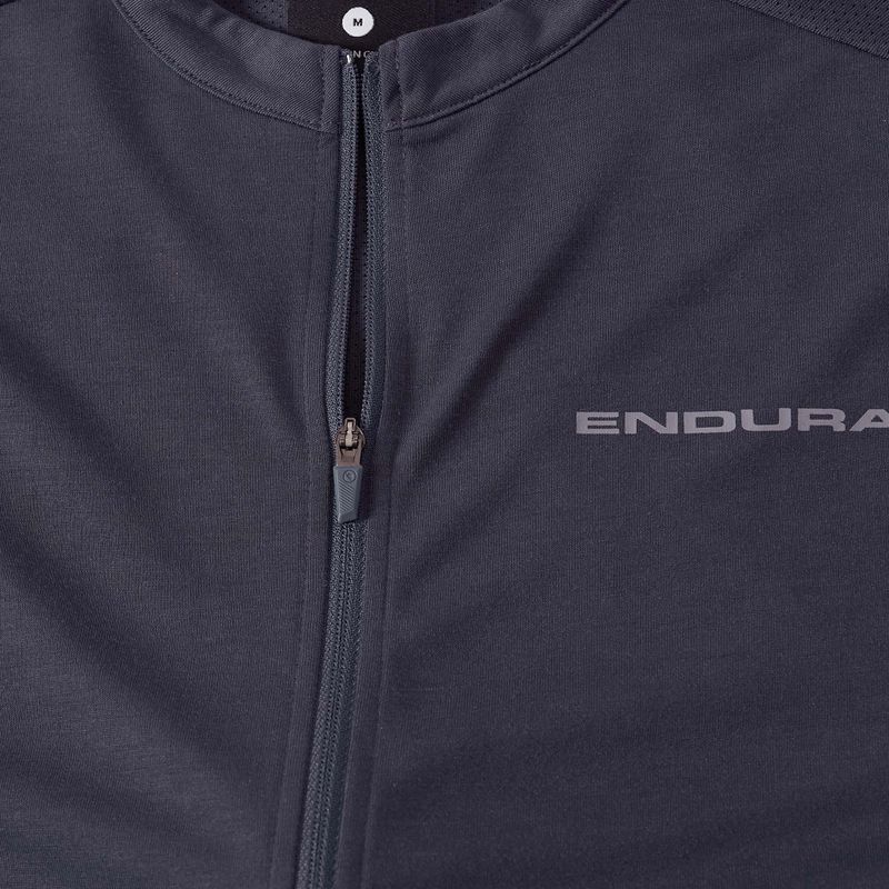 Футболка велосипедна чоловіча Endura Loop Zipped carbon grey 9