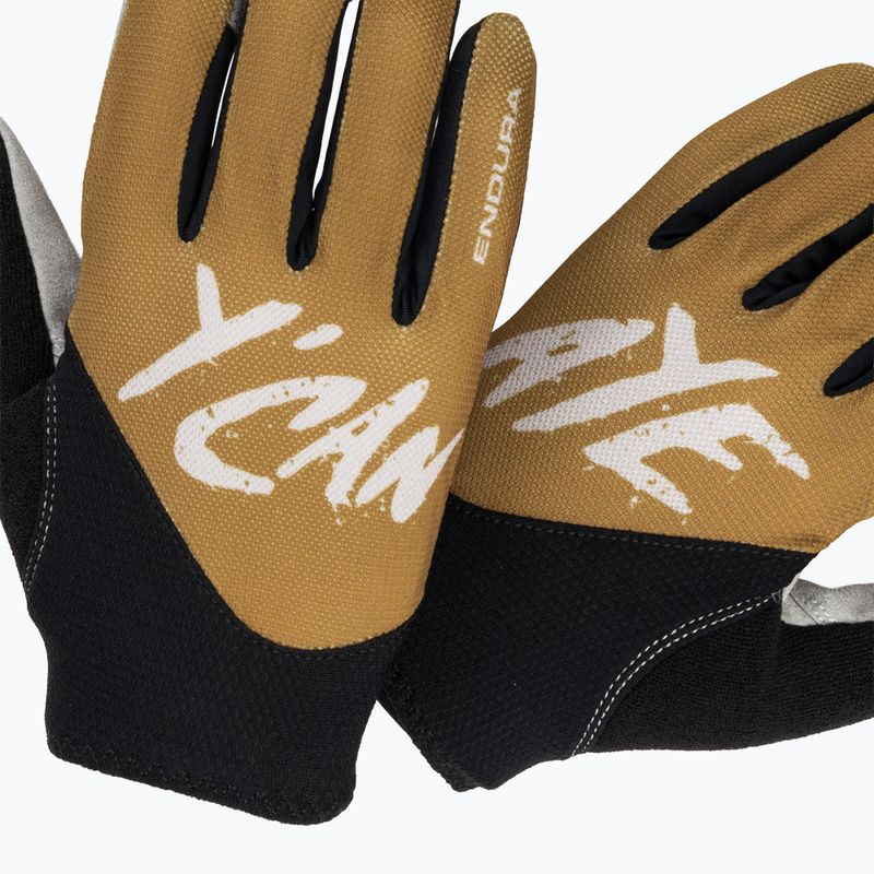 Рукавички велосипедні чоловічі Endura Hummvee Lite Icon trail bronze 6
