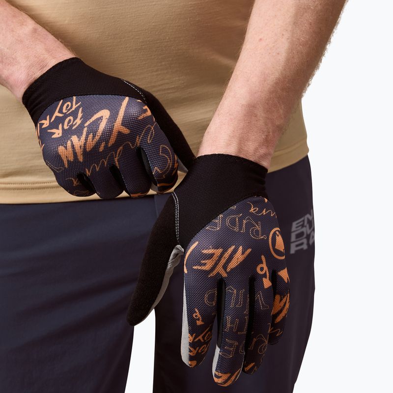 Рукавички велосипедні чоловічі Endura Hummvee Lite Icon carbon grey 4