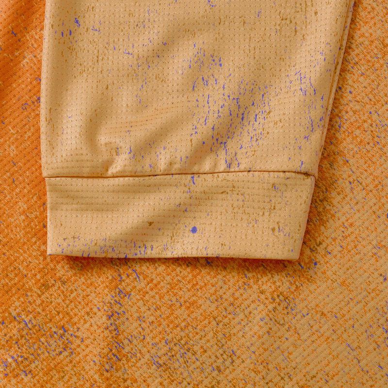 Лонгслів велосипедний чоловічий Endura Singletrack Print end orange 8