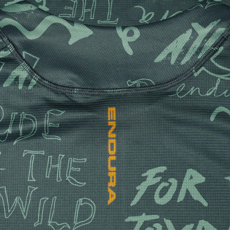 Лонгслів велосипедний чоловічий Endura Singletrack Print carbon grey 4