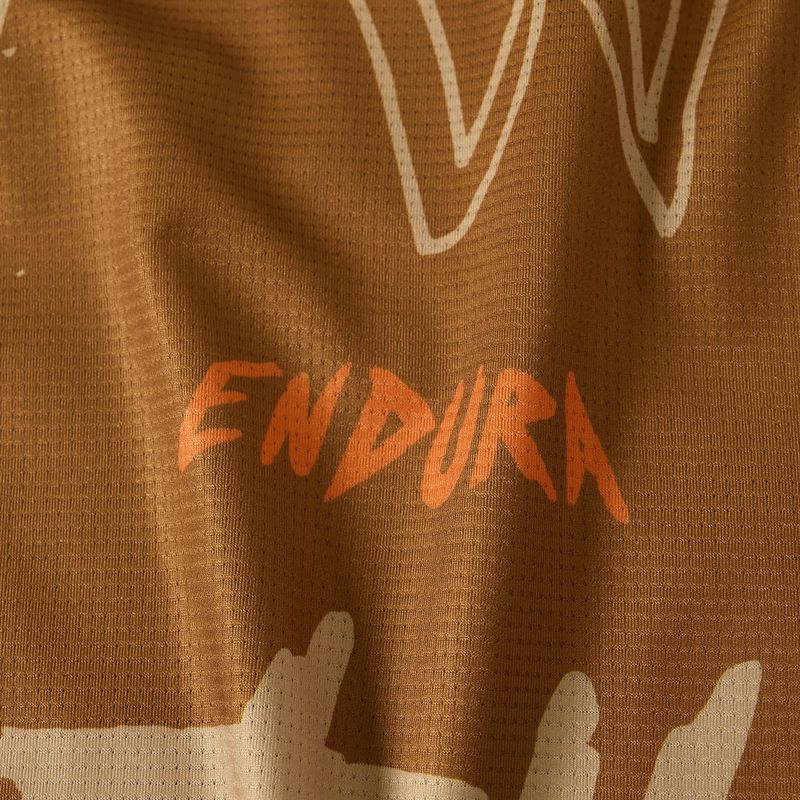 Футболка велосипедна чоловіча Endura Singletrack Print trail bronze 4