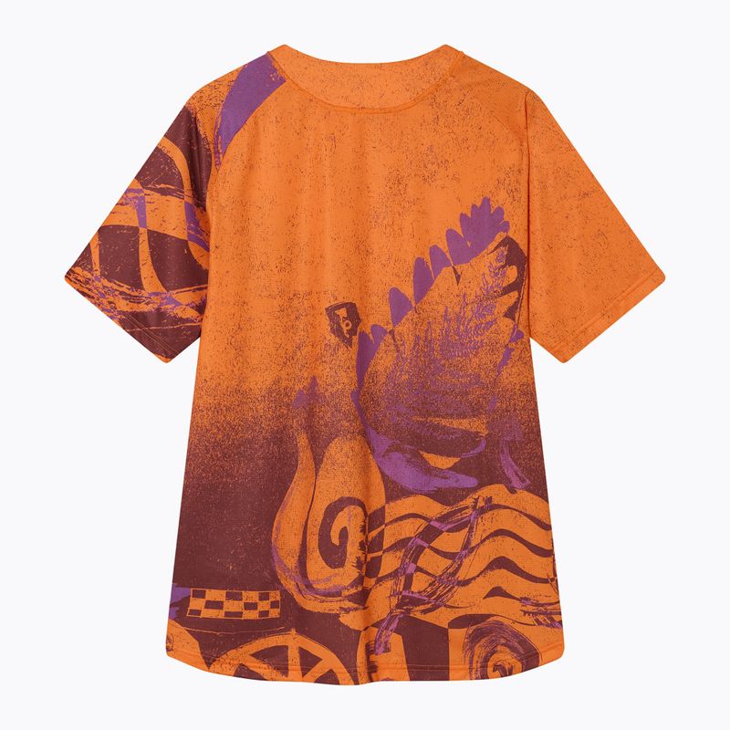 Футболка велосипедна чоловіча Endura Singletrack Print end orange 2