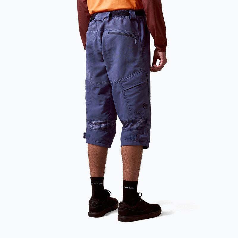 Шорти велосипедні чоловічі Endura Hummvee 3/4 indigo rock 4