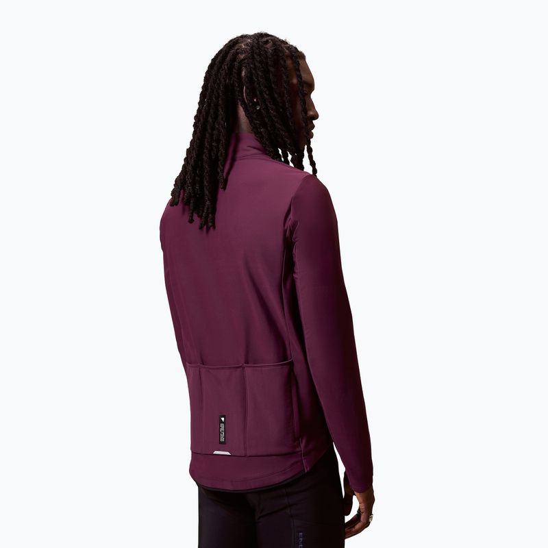 Кофта велосипедна чоловіча Endura Loop Ride L/S Jersey black cherry 3