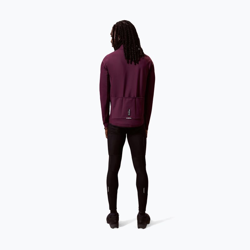 Кофта велосипедна чоловіча Endura Loop Ride L/S Jersey black cherry 4
