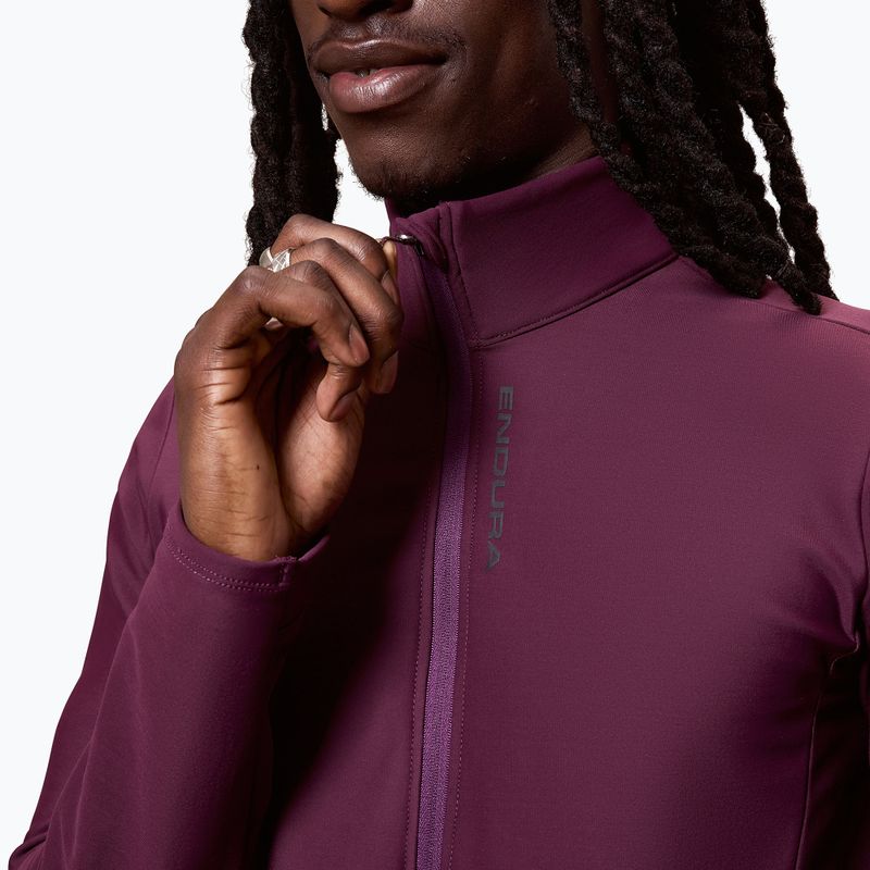 Кофта велосипедна чоловіча Endura Loop Ride L/S Jersey black cherry 5